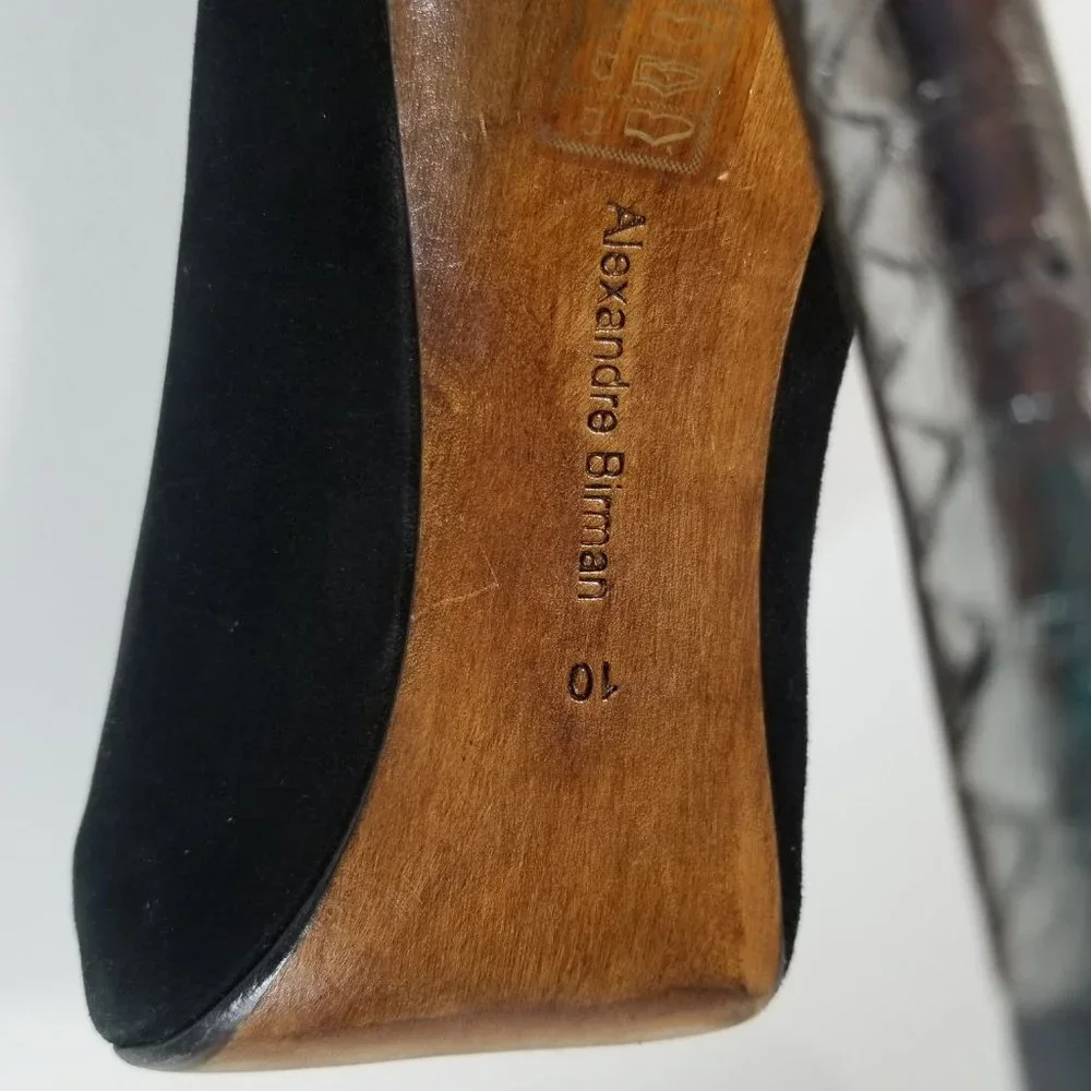 Alexandre Birman Women Snake Stiletto Pumps Sz 10